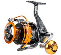 Sougayilang Cañas de pescar - 12+1 BB con carretes ligeros y lisos, arrastre potente de fibra de carbono para pesca de sal y agua dulce, TT4000