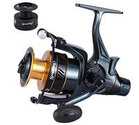 Sougayilang Carp Fishing Reel 13+1 Stainless Steel BB Bait Feeder Spinning Reel for Live Liner Bait Fishing Action in Freshwater-4000