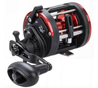 Sougayilang Carrete de arrastre, carrete convencional Level Wind, carrete de pesca de cuerpo de grafito, carrete redondo de cebo de acero inoxidable duradero, carrete de pesca de gran capacidad de