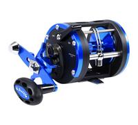 Sougayilang Carrete de arrastre, suave y potente carrete de pesca en barco, carretes de viento de nivel de agua salada para bagre, almizcle, lubina, salmón-B30R