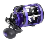 Sougayilang Carrete de Curricán, Carrete de Pesca Marítima Suave y Potente para Barco, Carretes de Viento Nivelado de Agua Salada para Bagre, Lucio Almizclero, Lubina, Salmón-ZR