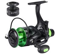 Sougayilang Carretes de pesca para carpas 13+1BB, carretes de pesca lisos, potentes carretes de pesca con bobina de repuesto KO30