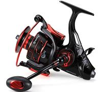 Sougayilang SA Carrete de carpa 4.7:1 de alta velocidad, carrete de metal de alta velocidad, carretes de pesca de 12 + 1 BB para carpa y bagre, carrete de pesca con bobina de repuesto de grafito 60