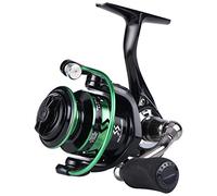 Sougayilang Spinning Reels Light Weight Ultra Smooth Powerful Fishing Reels Green 1000