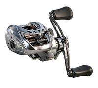 Sougayilang SSX-DC - Carrete de cebo, sistema de frenado digital con control por microcomputadora, cuerpo de aluminio compacto, relación de transmisión 7.2:1, arrastre máximo de 10 kg, para pesca de