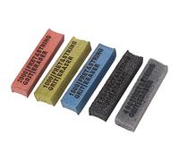 Souhgaue Paquete de 5 borradores de trastes para guitarra, limpiador de trastes, herramientas de pulido de trastes, cuerda de trastes limpios (grano 180, 400, 1000, 1500 y 2000)