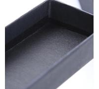 SOUJAP Caja de regalo rectangular negra para collar, pulsera, cadena larga, 5 x 3 x 22,5 cm, paquete de 10