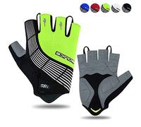 Souke Sports Guantes De Ciclismo Acolchados Antideslizantes Medio Dedo Acolchado Transpirable Guantes MTB Mujer/Hombres Unisexo