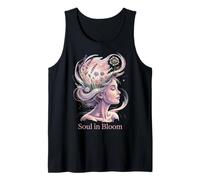 Soul Blossoms Mujer Naturaleza Calma Floral Espíritu Arte Camiseta sin Mangas
