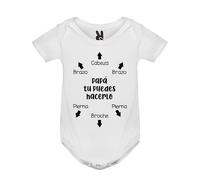 Soul Body Bebé Regalo Papas Primerizos Recien Nacidos Día del Padre Papá Tú Puedes (6-12 Meses)