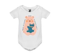 Soul | Body de Manga Corta Para Bebé | Regalo Mamas Primerizas y Bebés Recien Nacidos | Día de la Madre San Valentin (Mi primer Amor, 3/6 Meses)