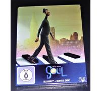 Soul Disney Película Edición Limitada Steelbook Doble Blu Ray Nuevo & OVP