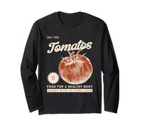 Soul Food Tomates Every Bite Is Pure Love (cita y gráfico) Manga Larga