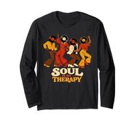 Soul Is My Therapy Retro Disco Música Soul de los 70 y 80 Manga Larga