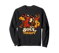 Soul Is My Therapy Retro Disco Música Soul de los 70 y 80 Sudadera