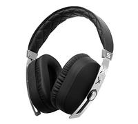 Soul Jet Pro - Auriculares de diadema cerrados (con micrófono, control remoto integrado, reducción de ruido, 3.5 mm), plateado