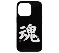 Soul Kanji en Letra Japonesa símbolo de Japón en la Parte Delantera y Trasera Carcasa para iPhone 13 Pro