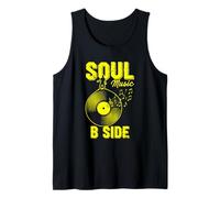 Soul Music B Side Vintage Soul Músico Amante de la música Africana Camiseta sin Mangas
