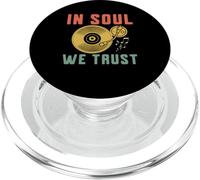 Soul Music In Soul We Trust Tocadiscos de Vinilo Funk Records PopSockets PopGrip para MagSafe