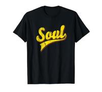 Soul Music/Retro Dancing 80s Disco - Vintage Style Soul Camiseta gráfica económica, Hombre, Negro, XL