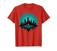 Soul of Chicago House Music - Camiseta gráfica para Hombre Camiseta, Hombre, Rojo, XXL