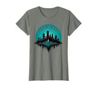 Soul of Chicago House Music - Camiseta gráfica para Hombre Camiseta, Mujer, Verde Militar Jaspeado, 3XL