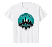 Soul of Chicago House Music - Camiseta gráfica para Hombre Camiseta, Niños, Blanco, 2 años