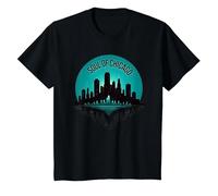 Soul of Chicago House Music - Camiseta gráfica para Hombre Camiseta, Niños, Negro, 8 años
