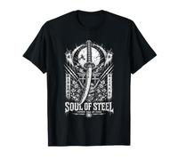 Soul of Steel Honor Tiene Un Borde Samurai Katana Camiseta