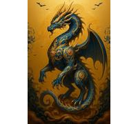 Soul of the Animal Series Notebook: Dragon: 6" x 9" Portable Size, 120 Lined Pages for Journaling, Notes, or Daily Writing