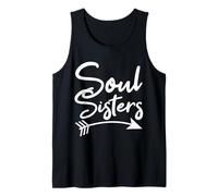 Soul Sisters Best Friends Matching Mothers Day Mom BFF Women Camiseta sin Mangas