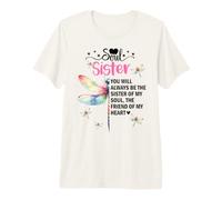 Soul Sisters Sis You Will Always Be The Sister of My Heart Camiseta Premium