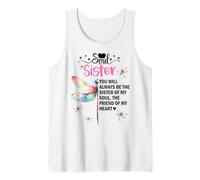 Soul Sisters Sis You Will Always Be The Sister of My Heart Camiseta sin Mangas