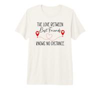 Soul Sisters The Love Between Best Friends Knows No Distance Camiseta Premium