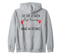Soul Sisters The Love Between Best Friends Knows No Distance Sudadera con Capucha