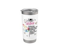 Soul Sisters Women You Will Always Be the Sister of My Heart Vaso térmico de acero inoxidable de doble pared