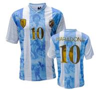 Soul up Camiseta de Fútbol Diego Armando Maradona - El Pibe de Oro. Réplica Oficial. Camiseta de Fútbol Argentina para Niño y Adulto. 12 años