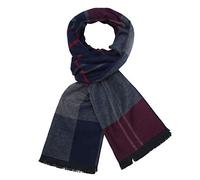 soul young Bufanda Hombre Suave Moda Cuadros Escocesa Bufanda Fashion Con Caja Regalo(Rojo Azul Plaid)