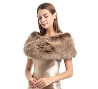 soul young para bufandas De piel de zorro falso de Mujeres de invierno(120cm,Mapache)