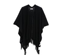 soul young Poncho Punto Chal diseño para Mujer - Bufanda Suave Ligero Estolas tamaño Grande Otoño Invierno
