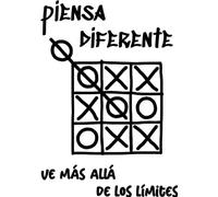 SoulArt® Vinilos de pared decorativo con frase "Piensa diferente, ve más allá de tus límites" Pegatinas decorativas salon. Vinilo decorativo pared dormitorio, vinilo de corte (59x84cm)