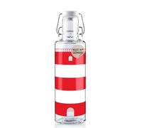 soulbottles Botella de cristal de 600 ml Lighthouse • Diseño de faro • Sin plástico y a prueba de fugas • Adecuado para el ácido carbónico y lavavajillas • Fabricado en Alemania • Para el hogar, la
