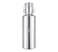 soulbottles Steel Light • Plata • 0,75 l • Botella de pared simple de acero inoxidable • Sin plástico, sostenible, a prueba de fugas