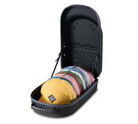 Soulbuddy Cap Travel Case | Cappy Transport Box für bis zu 12 Caps | Basecap Aufbewahrung Kappen Hutschachtel Hutkoffer Hutbox Kappenhalter Baseball Mütze Organizer