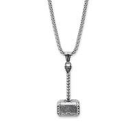 SoulCats Colgante Martillo de Thor Mjölnir Cadena de Acero Inoxidable, Colgante sin Cadena