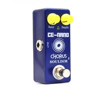 SoulDiM Mini pedal de guitarra Chorus Pedal de efecto de guitarra eléctrica con True Bypass Pedal de guitarra Piezas y accesorios de guitarra (Coro)