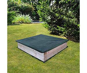 SOULET Bac a Sable en Bois + Bâche de Protection