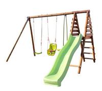 Soulet - Estación de juego con columpios y tobogán Tulipe