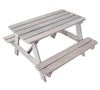 SOULET Table de Pique-nique Enfant Avec bancs 90 x 91,5 cm