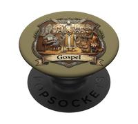 Soulful Gospel Coro Música Golden Retriever predica en la Iglesia PopSockets PopGrip Adhesivo